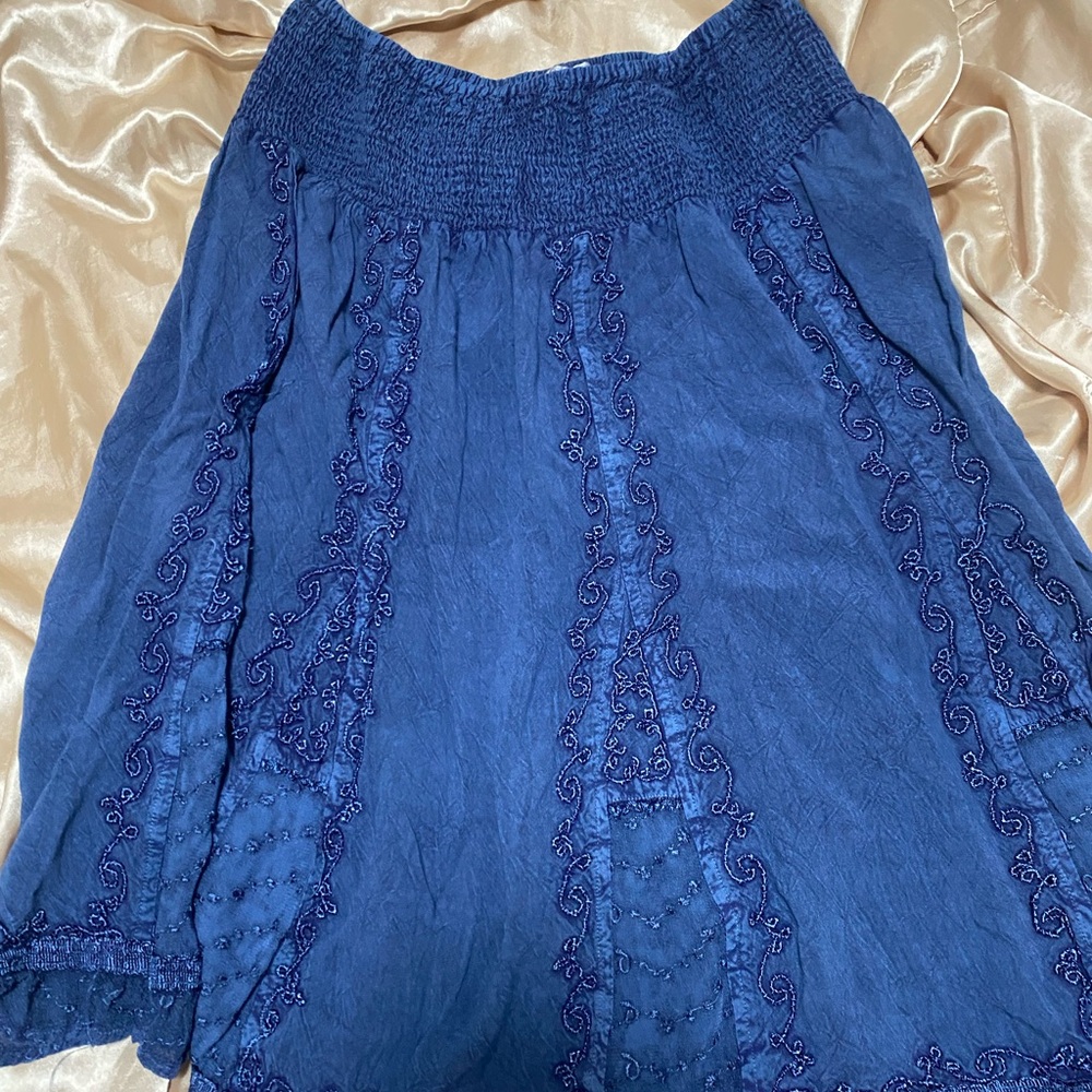 Elegant Blue Women's Skirt